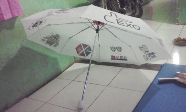 Payung Lipat/payung Custom Gambar/foto/tulisan