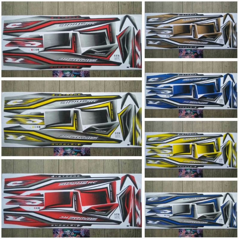 Lis Striping Sticker Vega Sirius RC