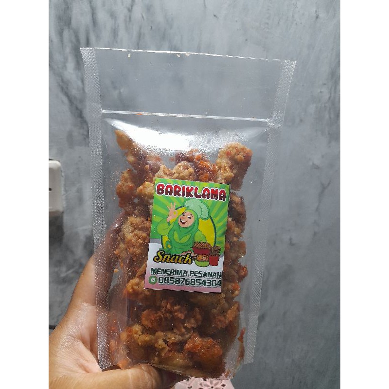 

Kulit dan Usus Ayam Crispy