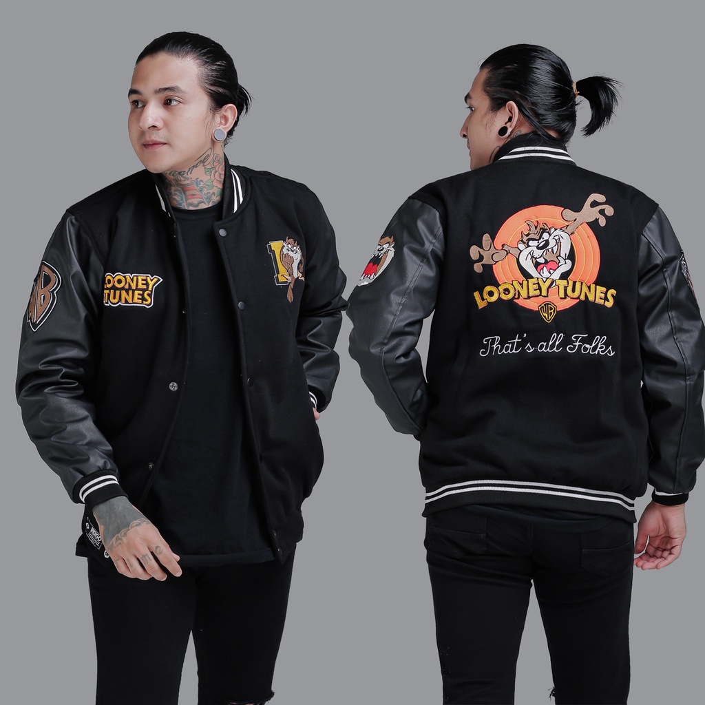 JAKET BASEBALL VARSITY LONEY TOON TAZMANIA