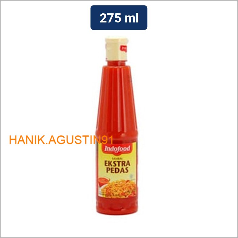 

Indofood Sambal Extra Pedas 275 Ml SS91