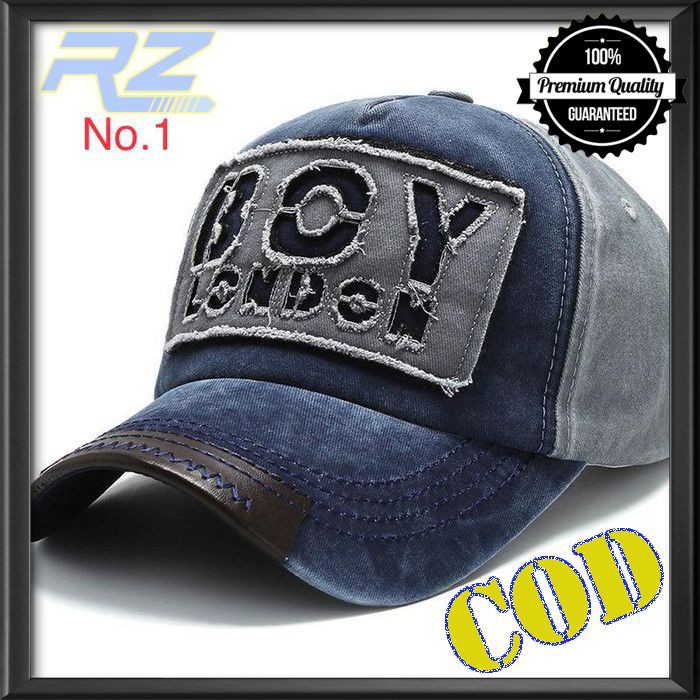Topi Pria Topi Baseball Cap import Topi BOY LONDON RZ 592