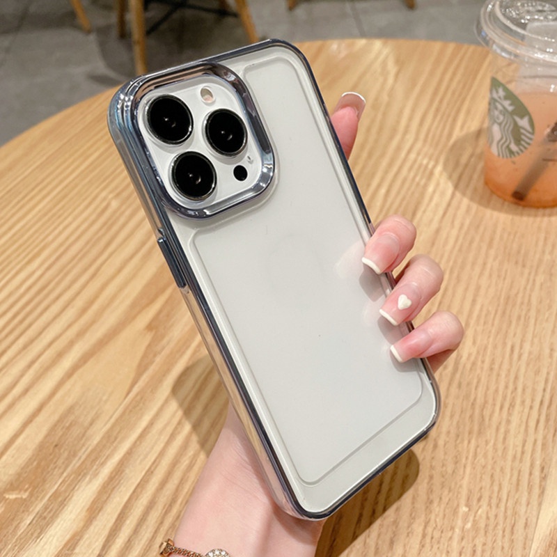 Soft case Silikon Transparan Untuk iPhone 11 12 13 pro max x xs max xr 7 + 8 plus