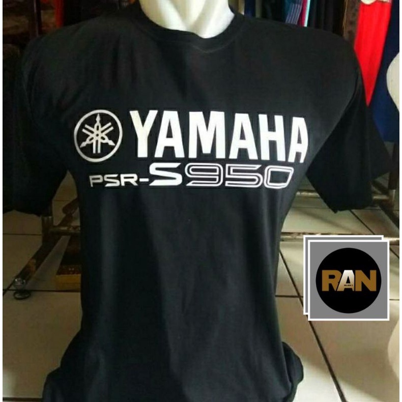 Baju T-shirt Kaos Yamaha Keyboard PSR-S770 PSR-S950  PSR-S970
