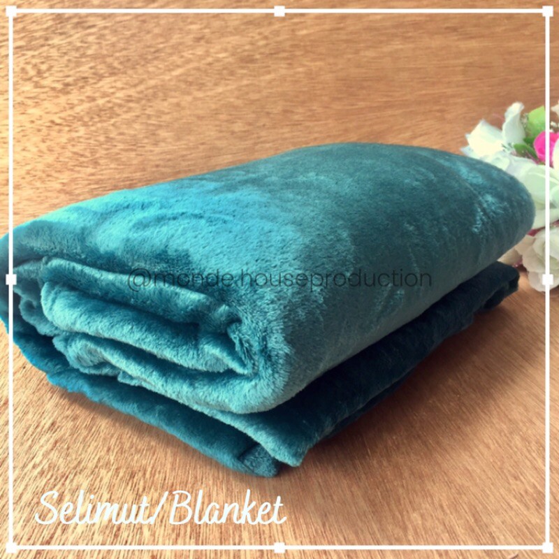 Selimut Bulu Dewasa Microfiber murah