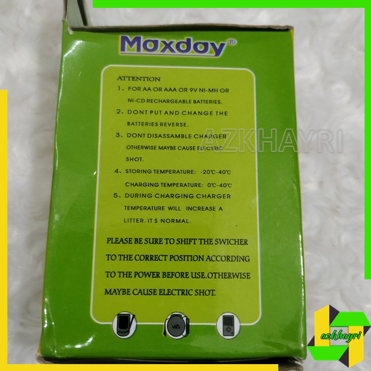 Charger Cas Baterai Battery 9V Murah Plus 2 Slot AA A2 Atau AAA A3