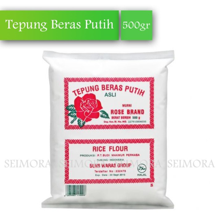 

Ketan-Beras-Tepung- Tepung Beras Putih Rose Brand 500Gr -Tepung-Beras-Ketan.
