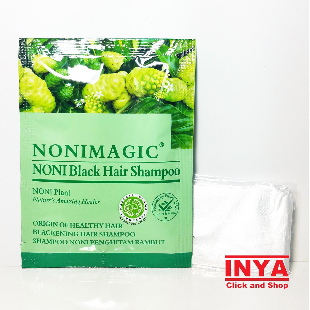 BSY NONIMAGIC - NONI BLACK HAIR SHAMPOO Sachet 20ml - Sampo