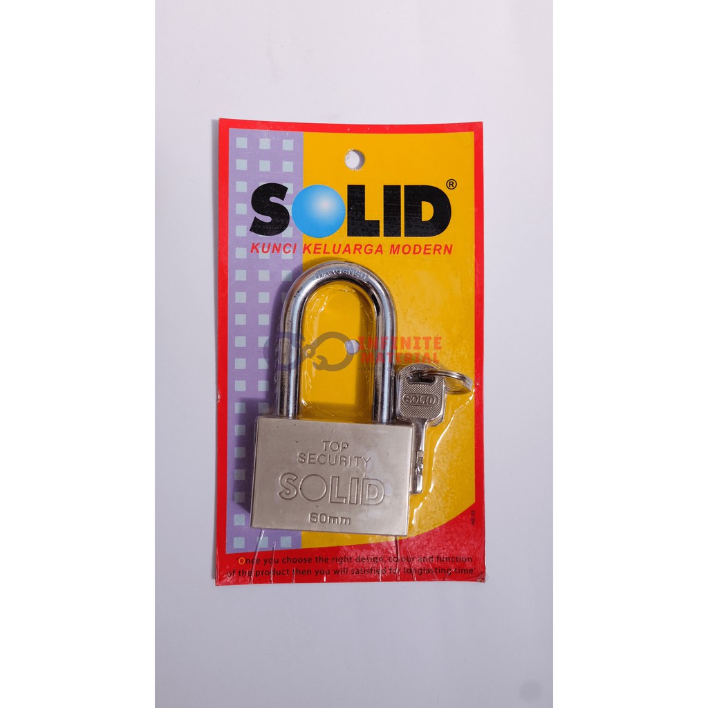 Gembok pagar / Gembok Kotak / Gembok Rumah Panjang / Gembok Solid leher panjang