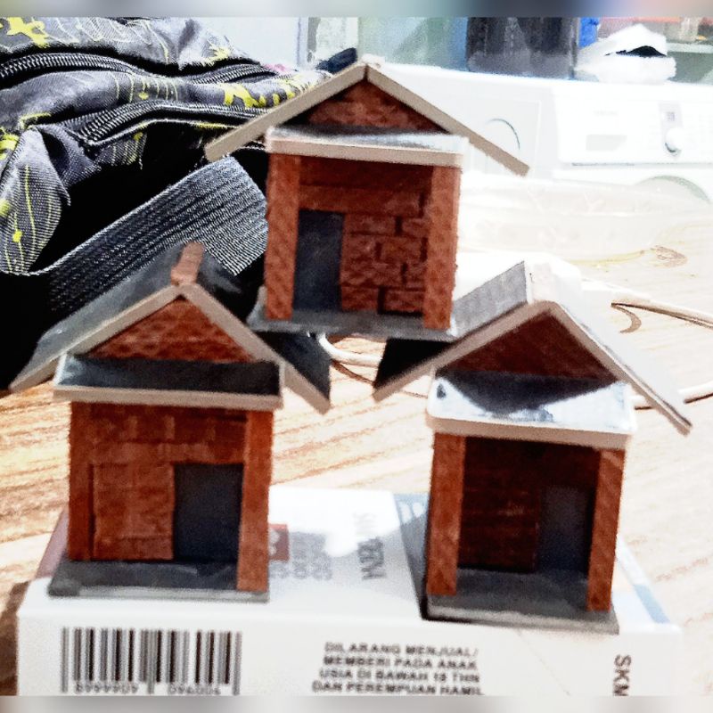 aquascape miniatur rumah