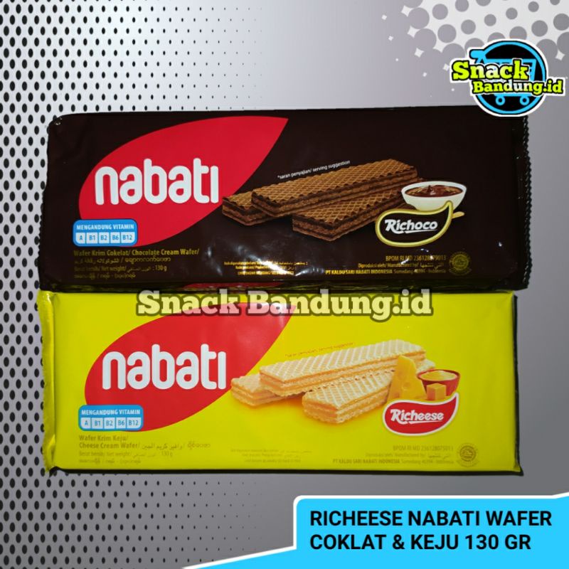 

Richeese Nabati Wafer Krim Coklat Keju 130gr