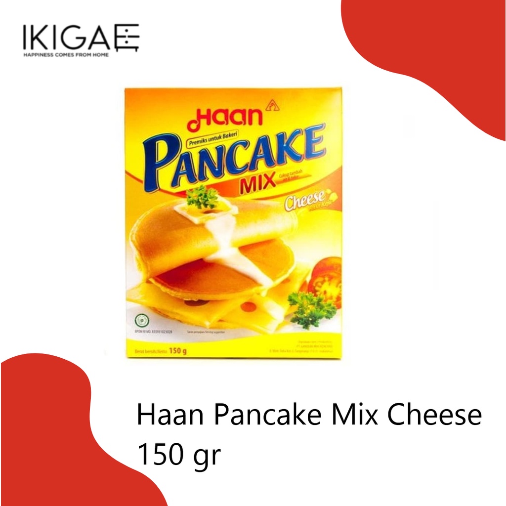 HAAN PANCAKE MIX INSTAN ORIGINAL / KEJU / COKELAT