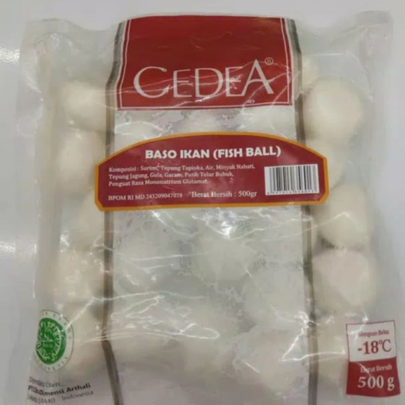 

Cedea Fish Ball Bakso Ikan 500gr