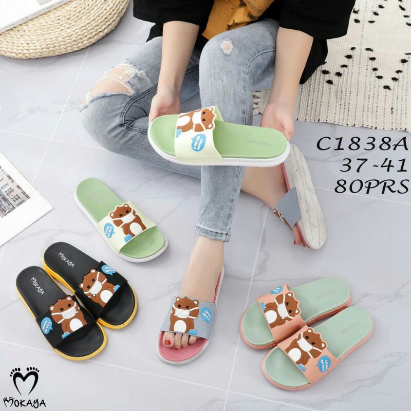 PROMO TERMURAH.. SENDAL WANITA/ SANDAL WANITA KEKINIAN BTS KOREA IMPORT SIZE 37-40