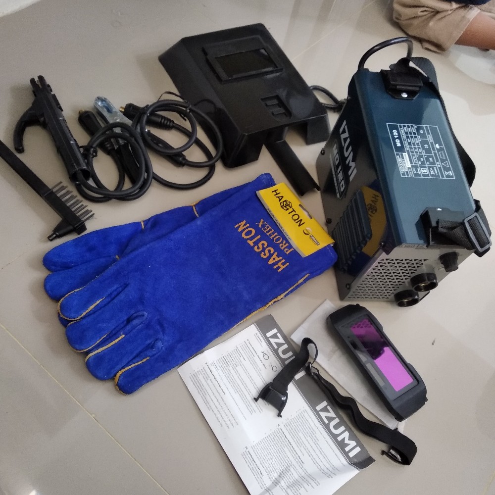 Sarung Tangan Gloves Kulit Leather Las 14 Welding Prohex Hasston