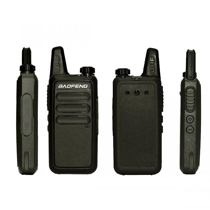 R5 MINI - Handy Radio Walkie Talkie Single Band 400-470Mhz - Radio Panggil Dua Arah Ukuran Mini Portabel