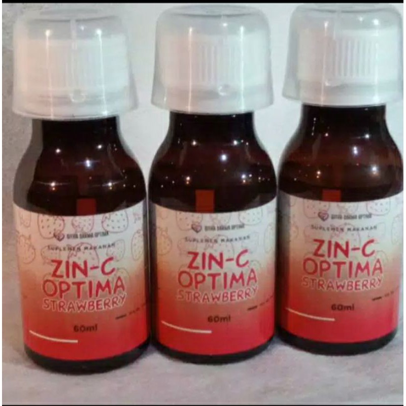 Sirup Zinc Optima rasa strawberry