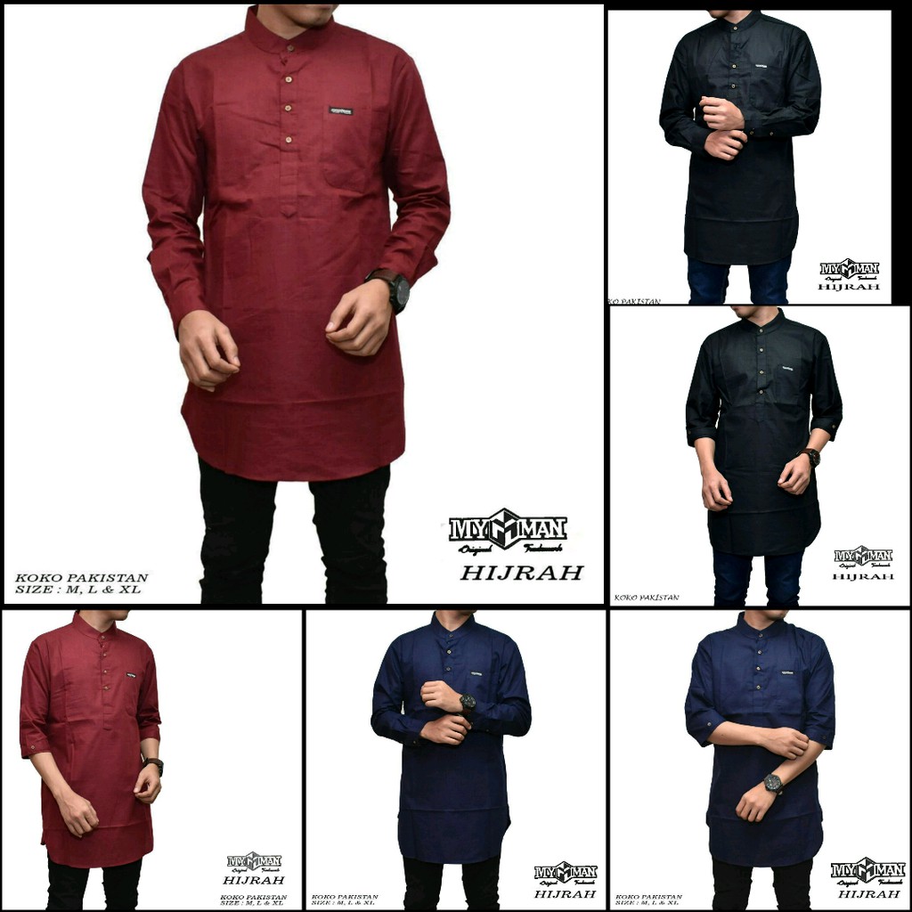Baju Koko Pakistan / Baju Muslim Pria
