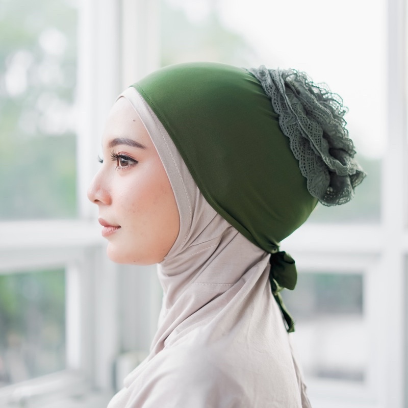 Koyu Hijab Inner Cepol Adem