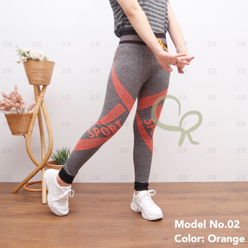 Legging Senam Misty Sport Import Celana Olahraga Wanita Melar Jumbo