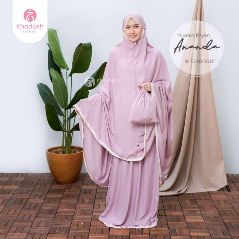 Khadijah Label - Mukena Rayon Ananda Super jumbo