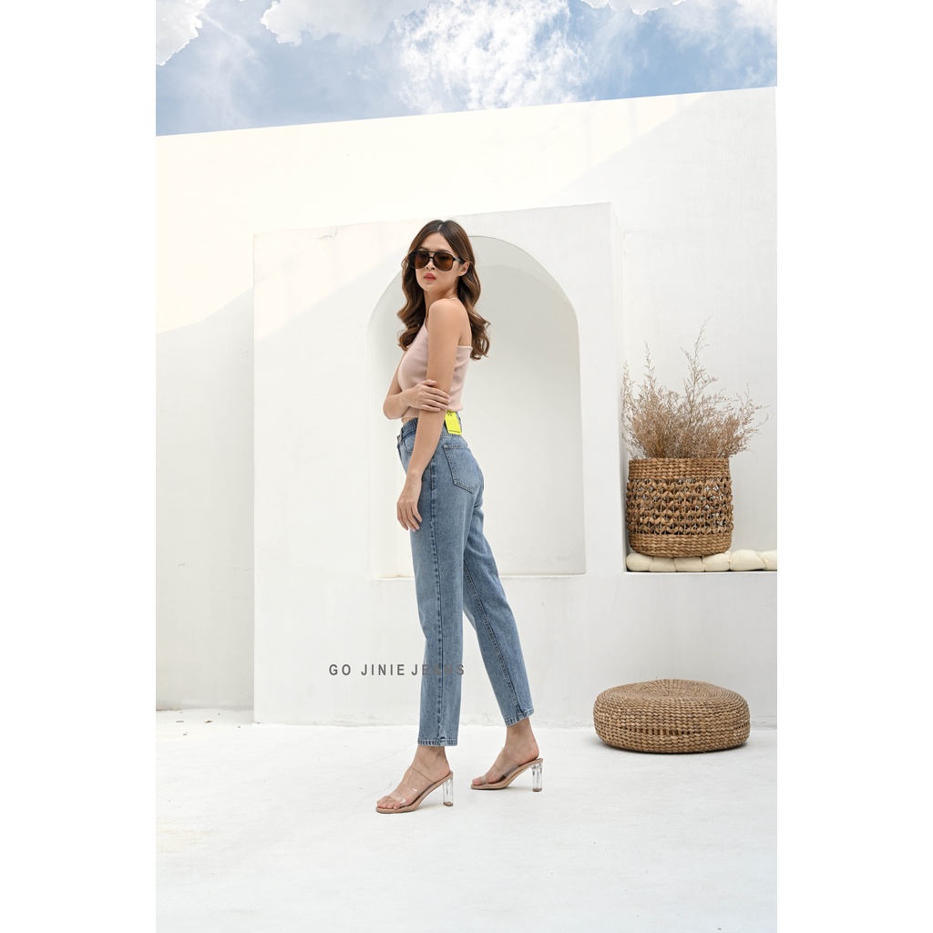 GOJINIEJEANS - Highwaist Boyfriend Jeans - 3296 -  COMFORT BOYFRIEND