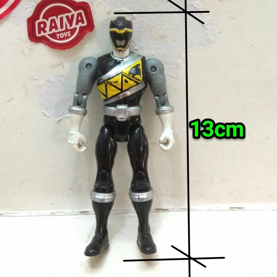 BANDAI POWER RANGERS DINO CHARGE BLACK RANGER HITAM MEGAFORCE LUS ORI bukan shf