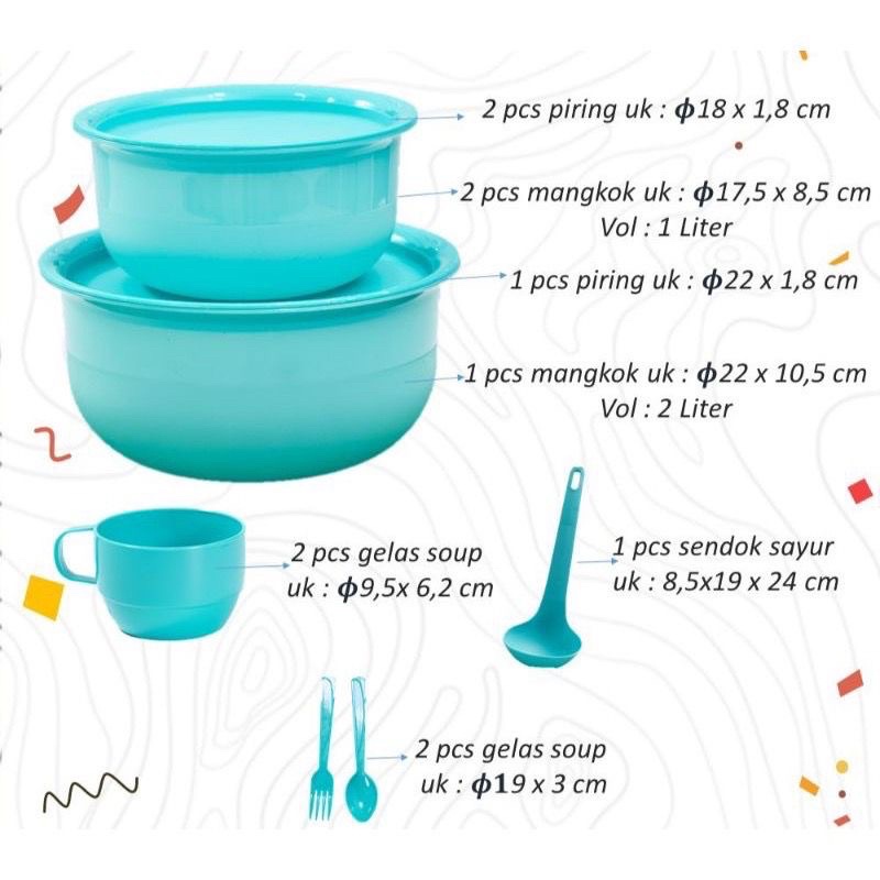 MANGKOK ES BUAH DLL/MANGKOK/SET LENGKAP/SERVING SET BOWL MURAH!