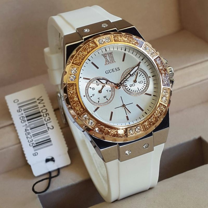 jam tangan wanita Guess Rubber Ori Bm