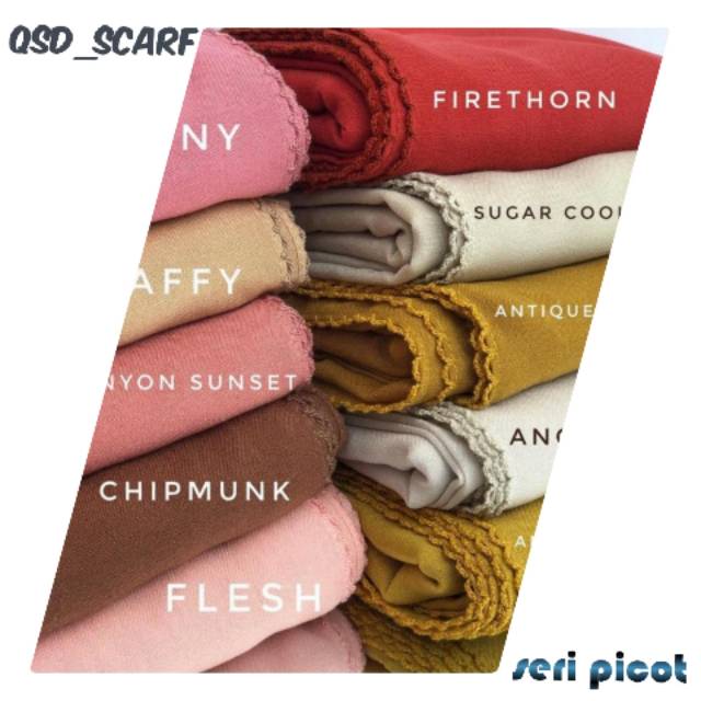 Scarf picot
