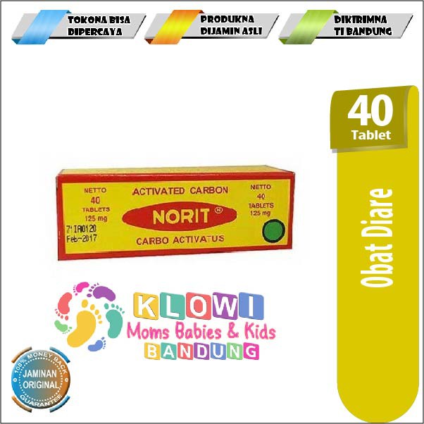 

Norit Cap Elang Tube 40 Tablet ( Obat Diare)