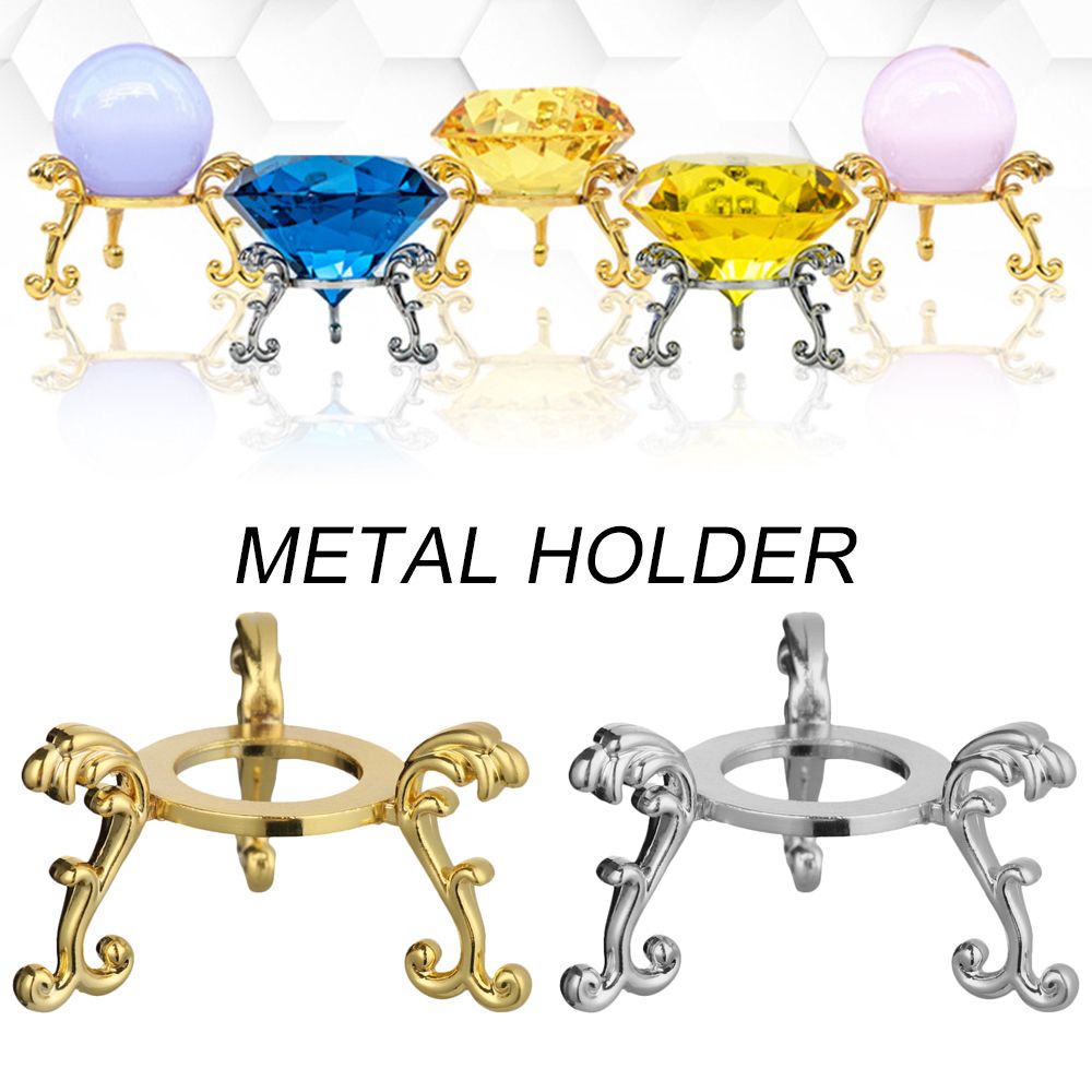 Wonderful Stand Holder Bola Kristal Bahan Metal Untuk Dekorasi Rumah / Properti Foto