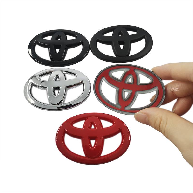 1 x ABS TOYOTA Logo Car Auto Steering Wheel Emblem Badge Sticker Decal Replacement For TOYOTA