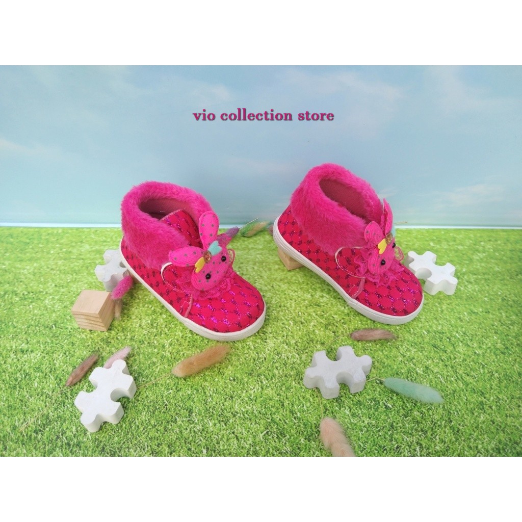 PROMO - SEPATU BALITA - SEPATU BABY - SEPATU ANAK PEREMPUAN - SEPATU BOOT - SEPATU BOOTS - C66