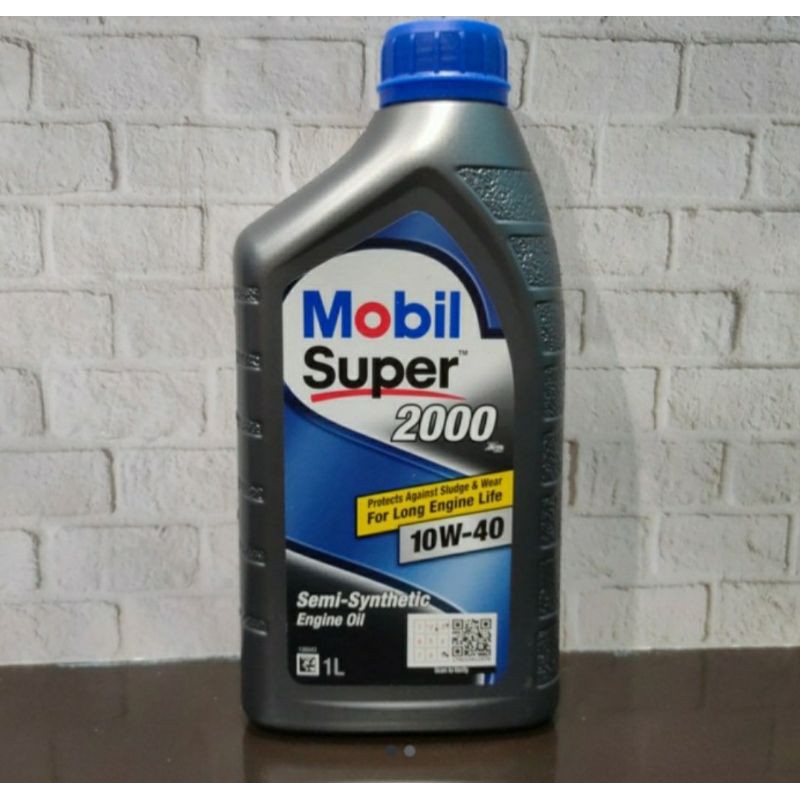 Oli Mobil Super 2000 10W-40 1L 100% Original