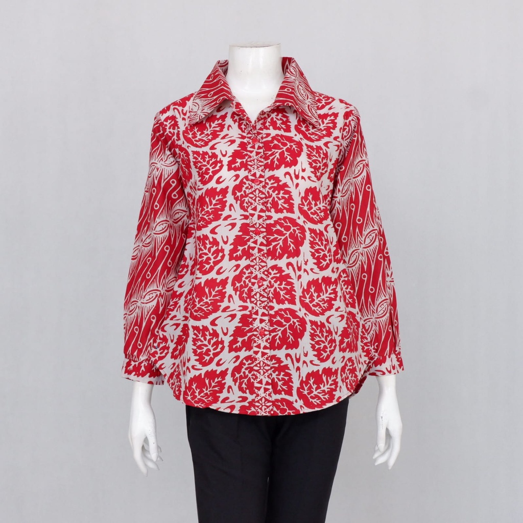 BLUS DHIAJENG GARUTAN 01 | ATASAN BAJU BATIK BUSUI FRIENDLY-LANGITJUA BATIK SOLO