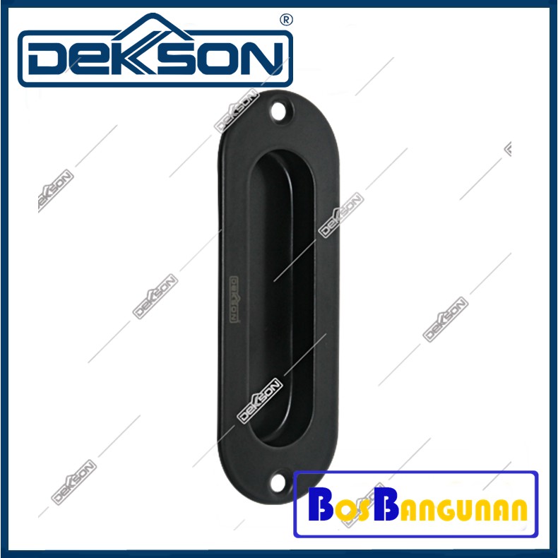Jual Handle Pintu Sliding DEKKSON PP 012 MATT BLACK / Pull Plate