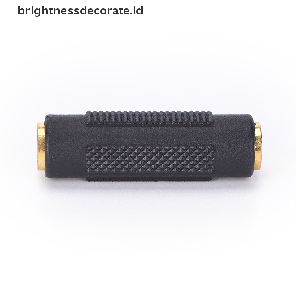 [birth] Mini 3.5mm female to female F/F jack stereo audio adapter converter connector xp [ID]