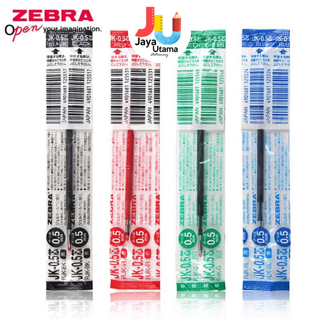 

Zebra Refill Sarasa Clip Isi Pulpen JF 05 & 07