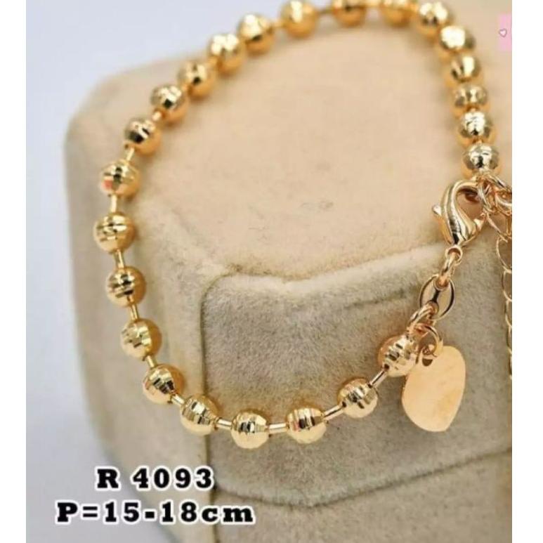MAB.879491 ▫ Gelang tangan biji lada besar gold xuping