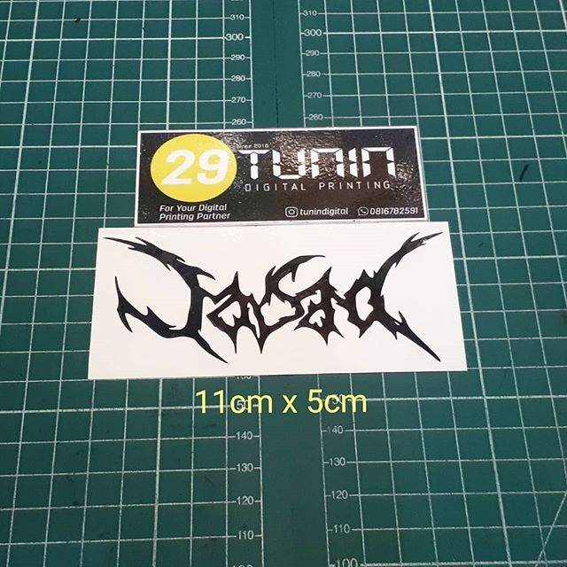 

Cutting Sticker Stiker Oracal Band Jasad