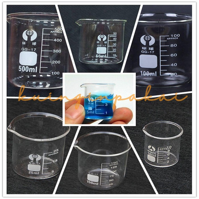 Jual Homelife Cangkir Gelas Ukur Takaran Borosilicate Glass Ml