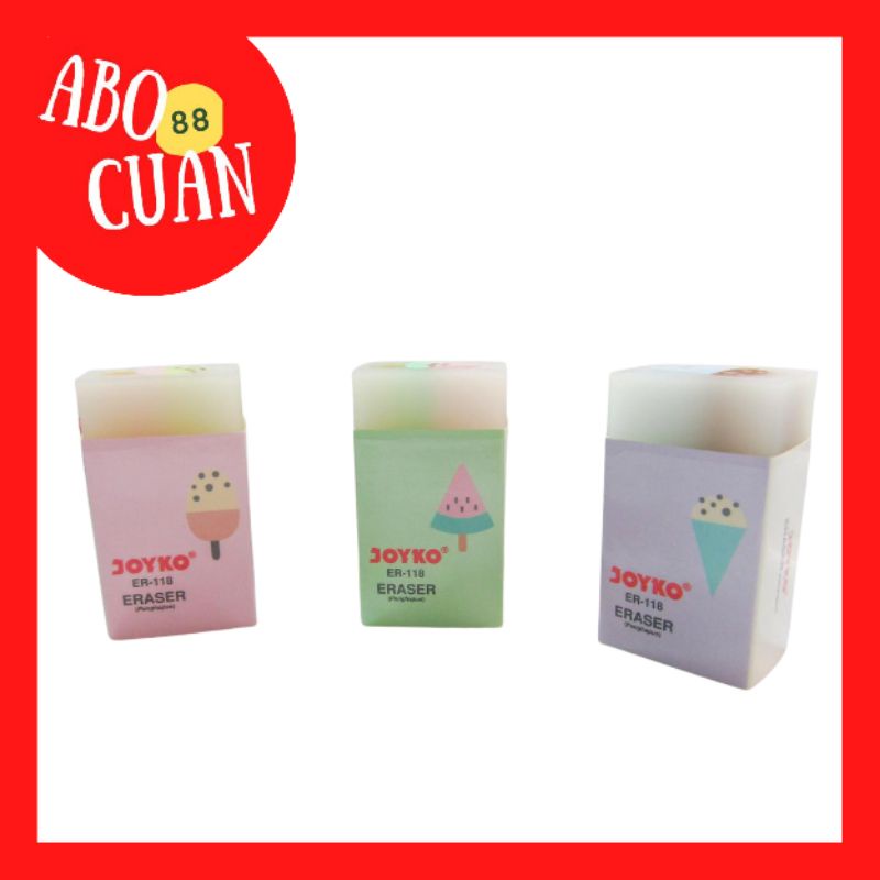 

[COD] Penghapus Joyko ER - 118 Eraser Motif Ice Cream Lucu Unik Murah