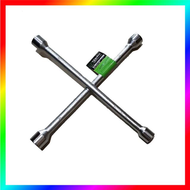 KUNCI RODA PALANG TEKIRO 14 INCI 17 19 21 23 MM 4 WAYS CROSS WRENCH