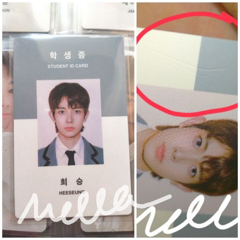STUDENT ID CARD HEESEUNG ENHYPEN