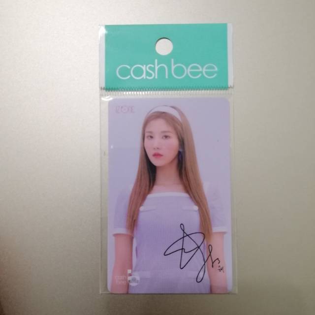 READY STOCK OFFICIAL IZ*ONE CASH BEE CARD - IZONE CASHBEE TMONEY T-MONEY EUNBI