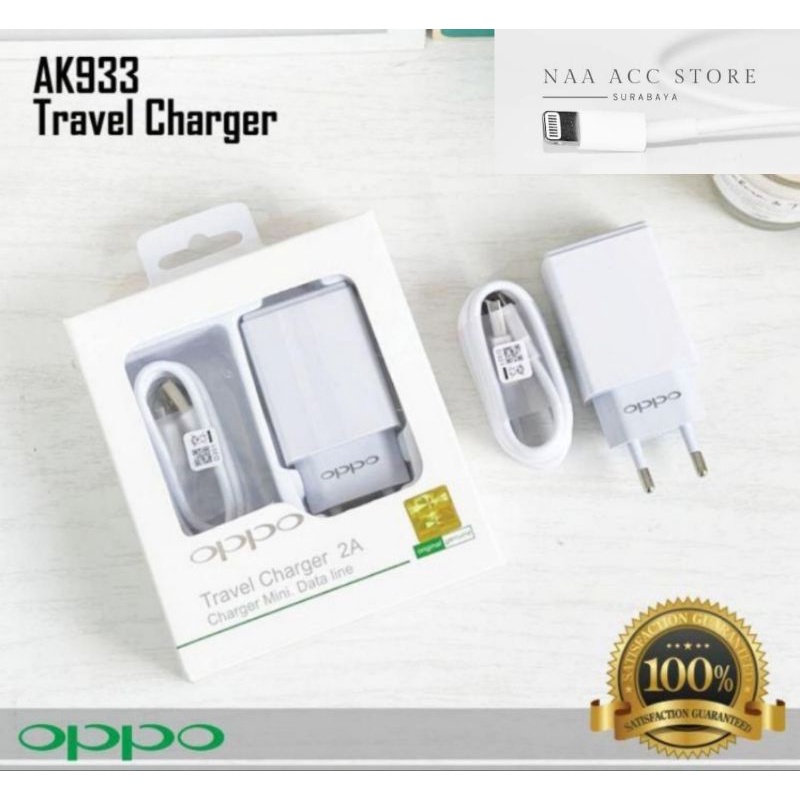 Charger oppo original F1 F1S F3 F5 F7 A57 A83 A71 A39 A37 A3S Neo7 A5s A7 A12 A15 2 Ampere MICRO USB