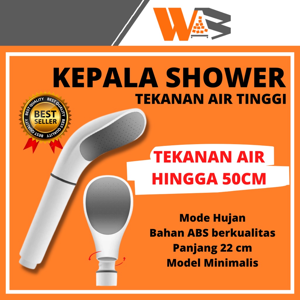 COD Kepala Shower Head Detachable High Pressure Water