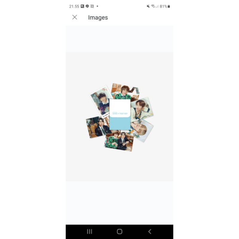 TXT Mini Photocard Fanlive 2021 sharing