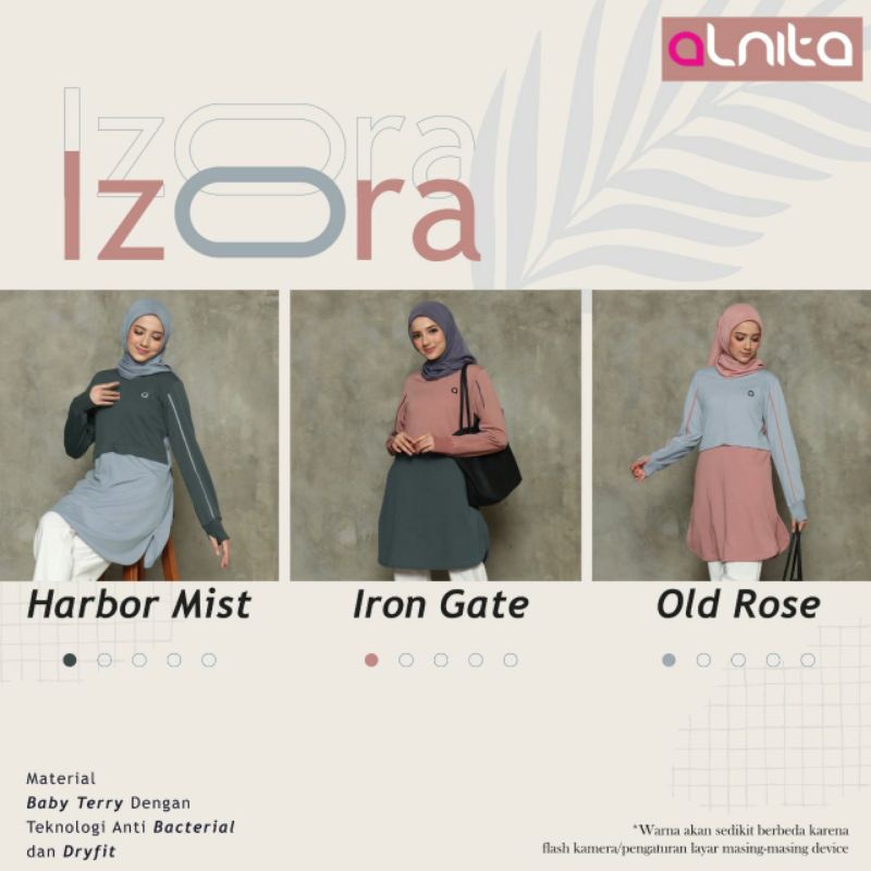 IZORA ALNITA / TUNIK KAOS / BAJU OLAHRAGA / TUNIK ALNITA / ATASAN KAOS